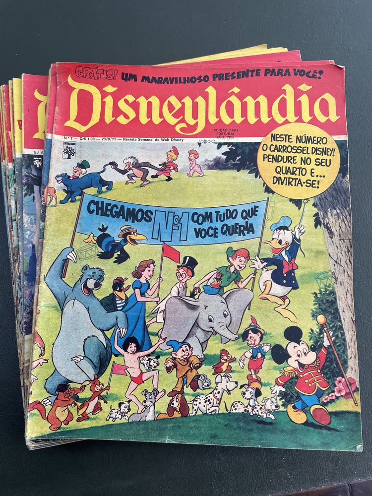 Revista semanal Disneylândia  Anos 70