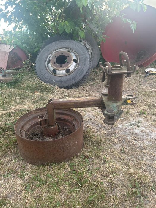 Koło podporowe do pługa grudziądzkiego.