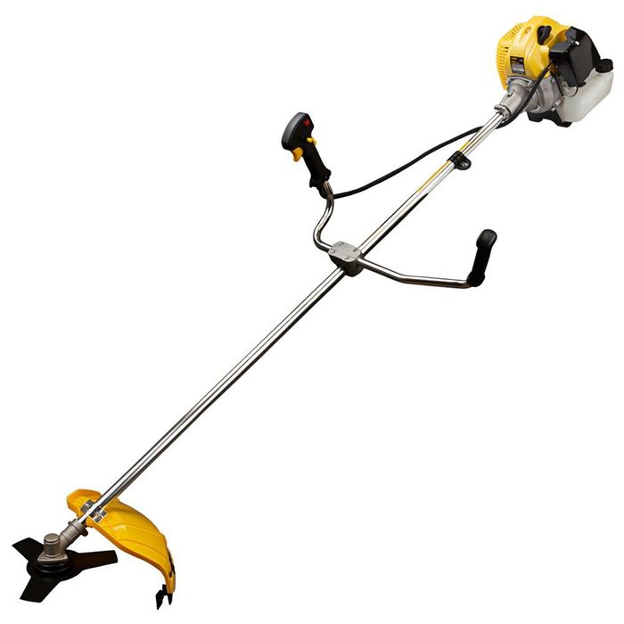 Тример бензиновий жорсткий вал 52см^3 3,6квт(котушка,2 ножі,ремінь)