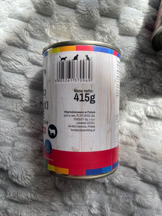 Zestaw 12x PAKO karma mokra puszka dla kota