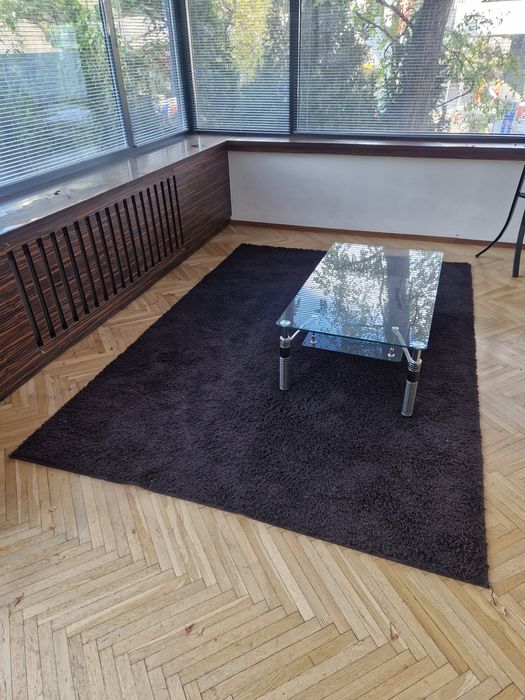 Dywan brązowy gruby 200x285