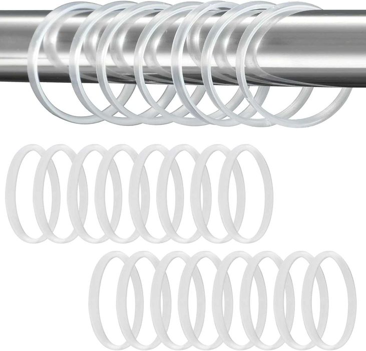 KÓŁKA 12szt do zasłon , plastikowe obręcze średnica 4cm NOWE s566