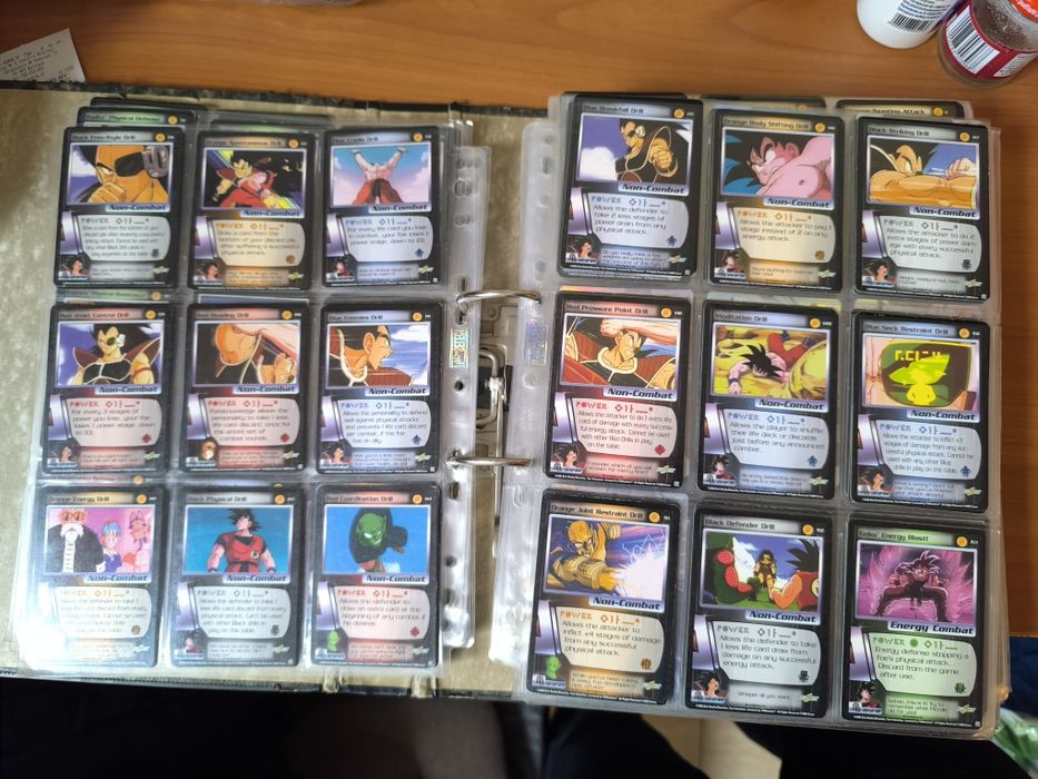 Karty Dragon Ball Z CCG SCORE niemal kompletna Saiyan saga 1-246