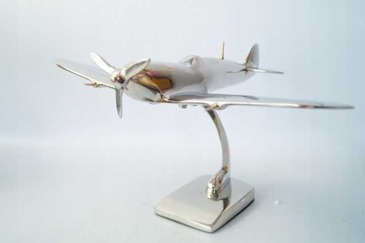 Model Samolotu ALUMINOWY samolot chrom pilot