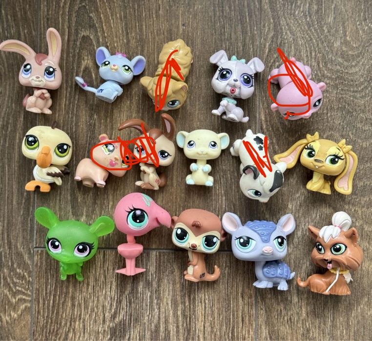 Продам оригінал рідкісні фігурки littlest pet shop тваринки LPS!