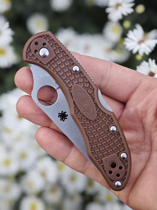 Spyderco Delica 4 D2, средних размеров, на каждый день, легенда edc