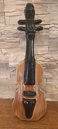 Butelka ozdobna, kolekcjonerska skrzypce