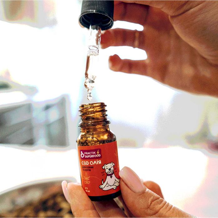 CBD олія для собак та котів 2% PRACTIK SUPERFOOD 10 мл