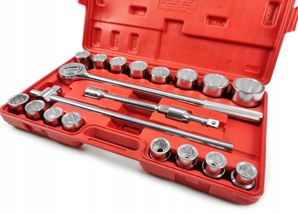 Klucze Nasadowe 3/4'' 12-Kątne 21El. 19-50Mm Tir