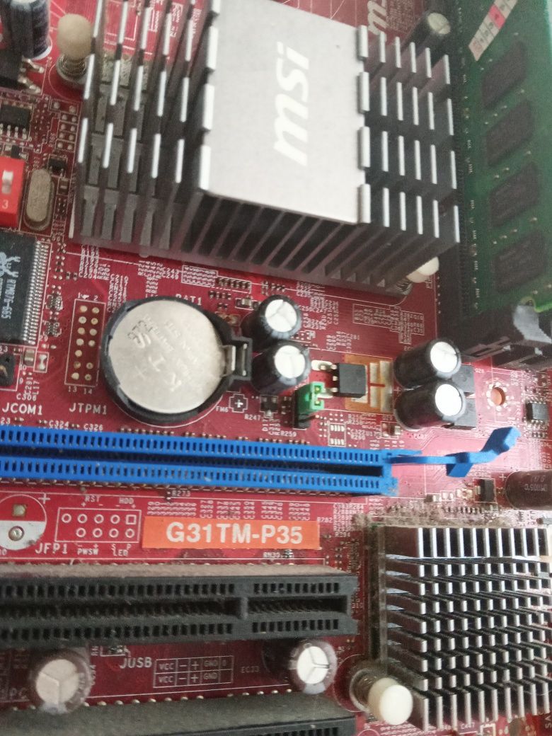 Материнская плата MSI + ЦП + оперативная память