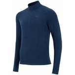 Męski Micro POLAR BLUZA Bielizna 4F Rozpinany BIMP001 Granatowy XL