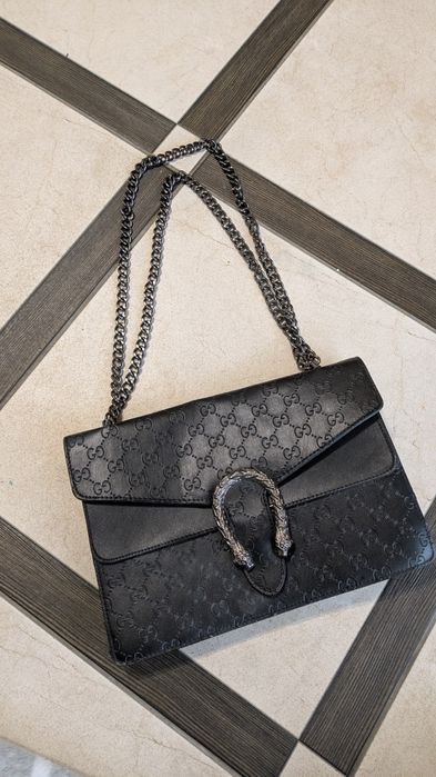 Шкіряна сумка типу Gucci