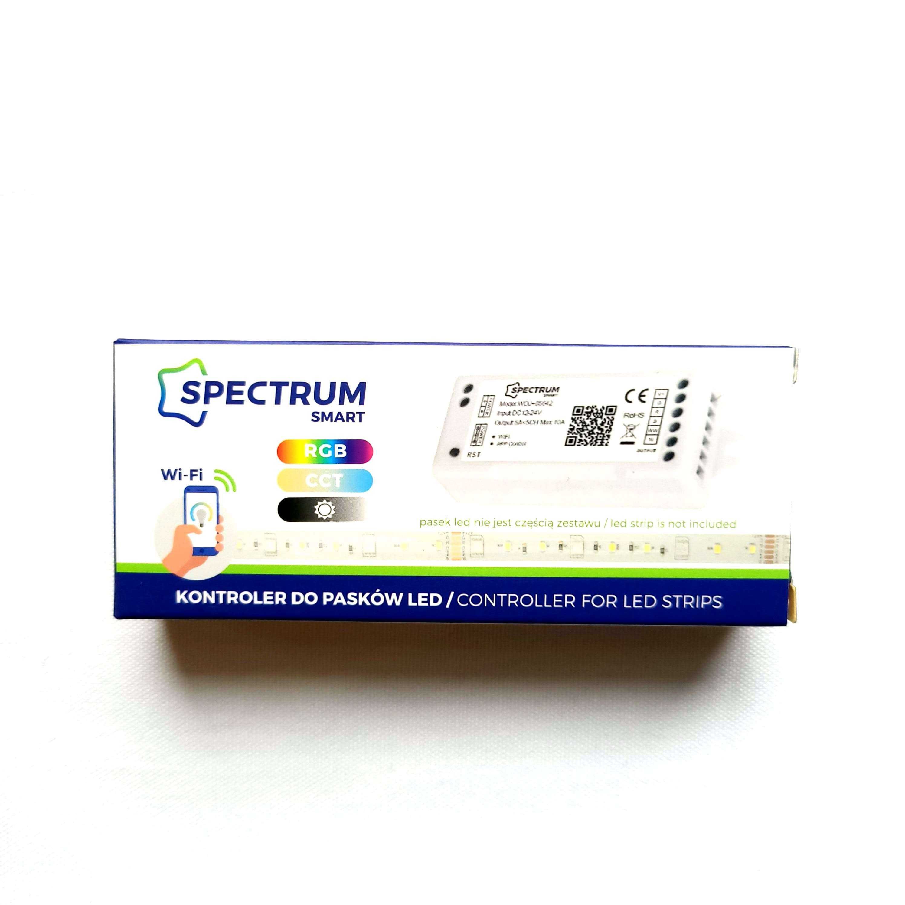 Kontroler do pasków LED Spectrum SMART RGBW+CCT+DIMM Wi-Fi TUYA