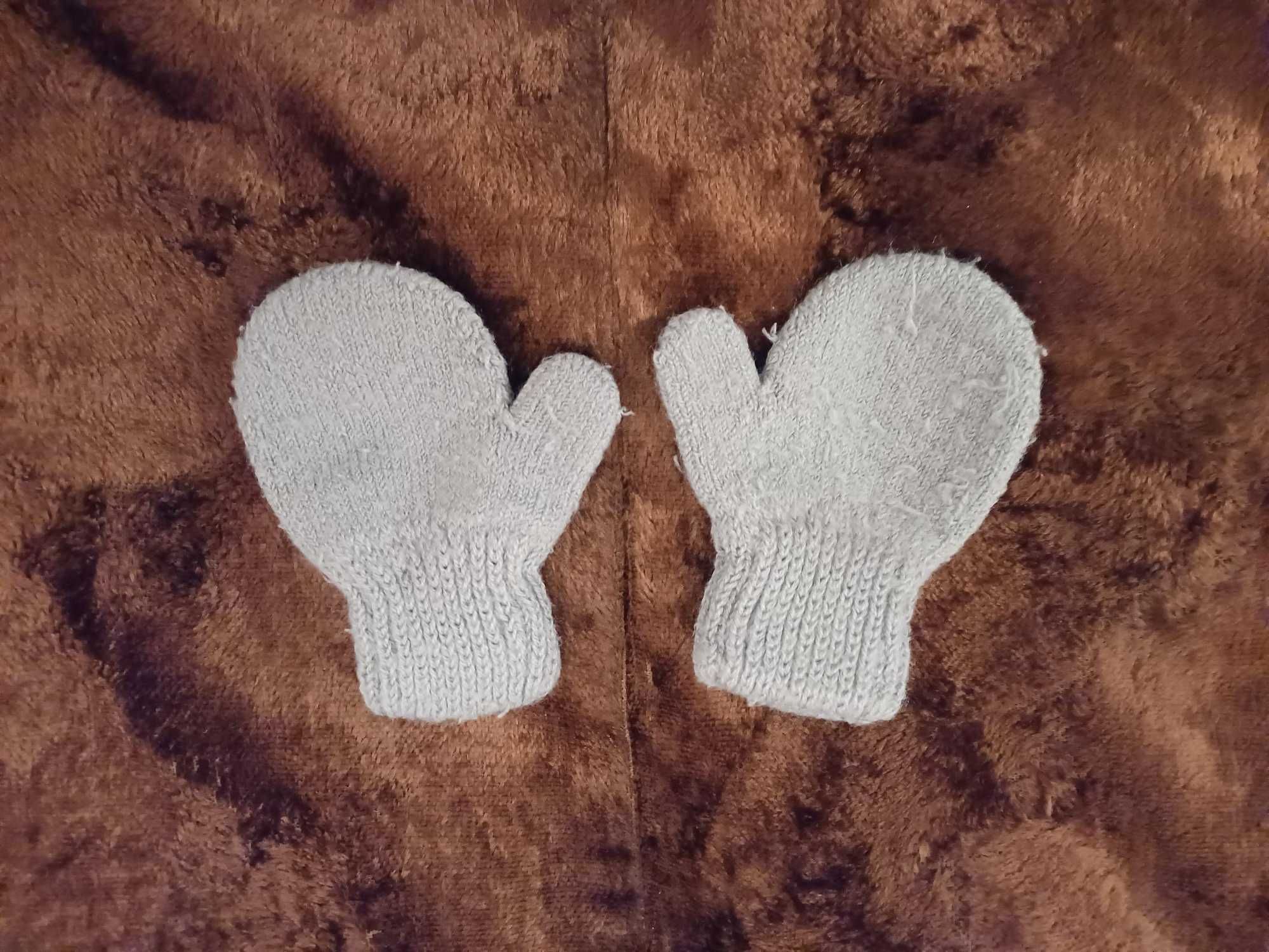 Rękawice rękawiczki zimowe ocieplane niemowlęce z Myszką Miki