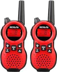 WALKIE TALKIE DLA DZIECI Retevis RT638 czerwone N301