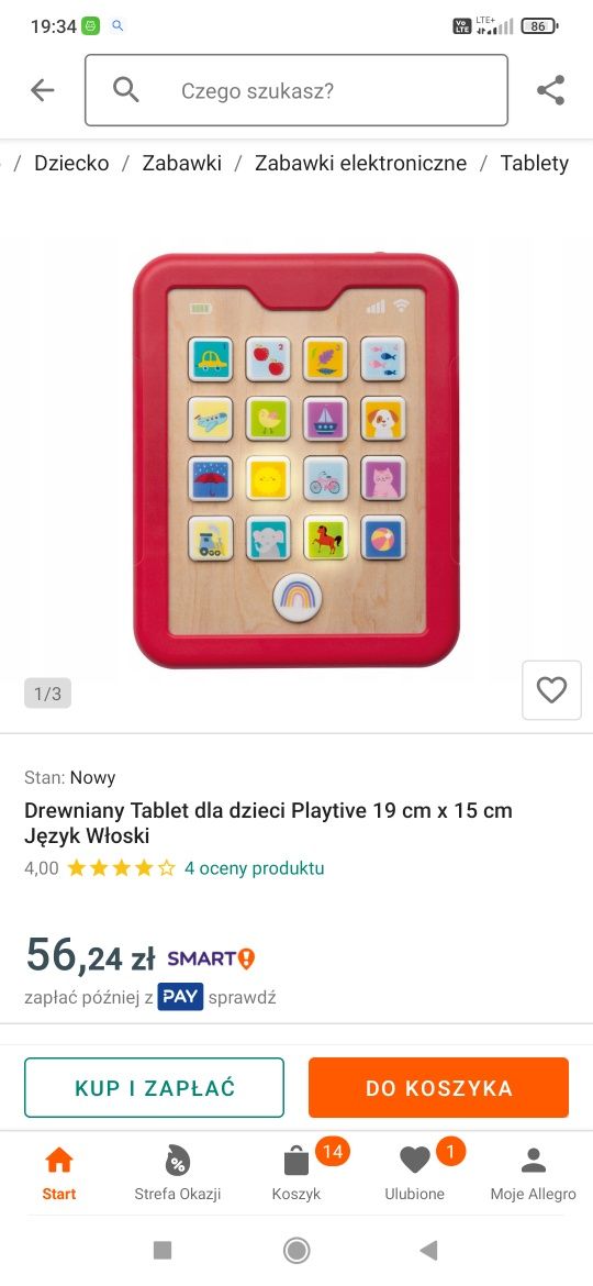 Tablet playtive Lidl