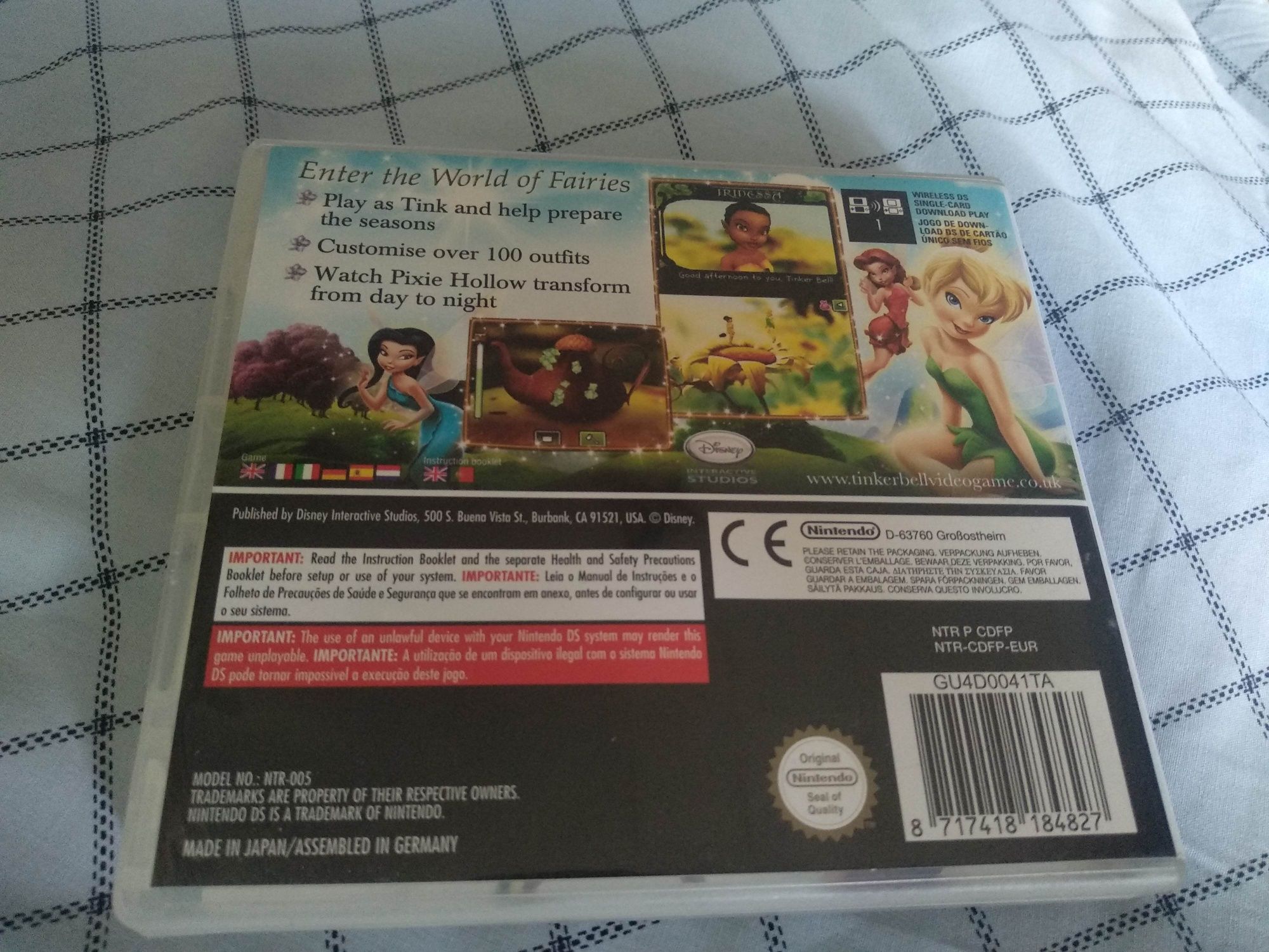 Gra Tinker Bell. Nintendo DS.