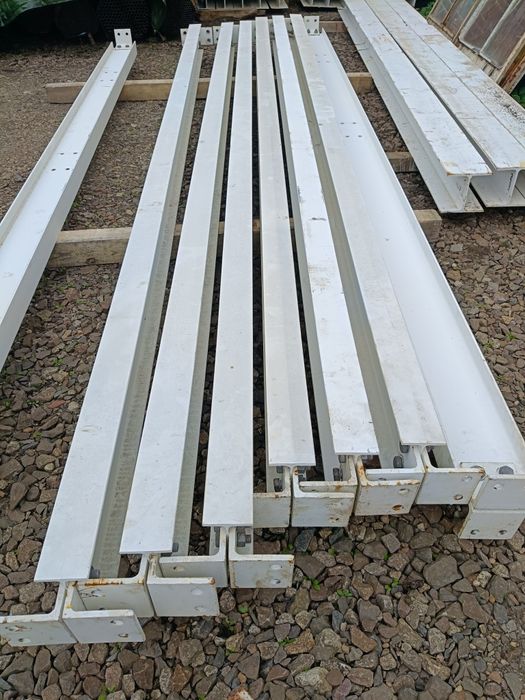 Słupy stalowe nośne 478cm wiata hala konstrukcja