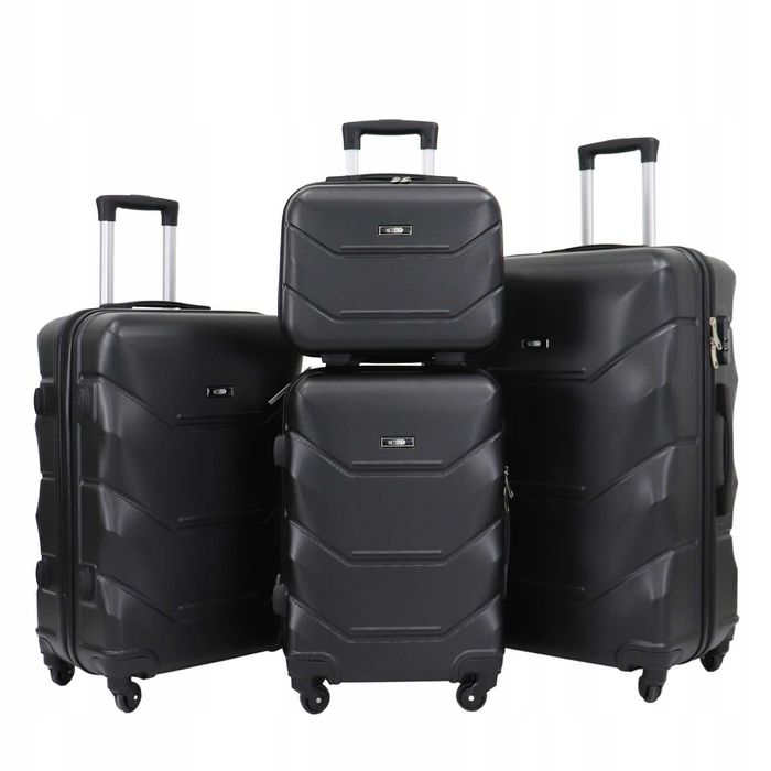 Zestaw walizek podróżnych walizka 4w1 różne kolory obrotowe kółka NOWE