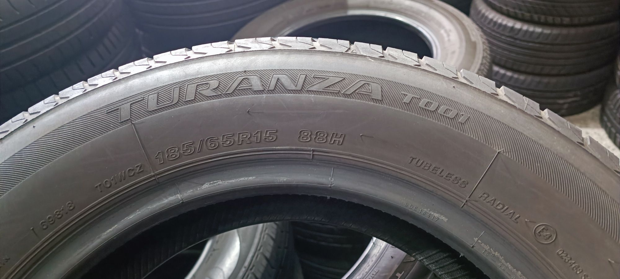 Шини б/у 185/65 R15 88H Bridgestone Turanza T-001 Склад гуми в Києві