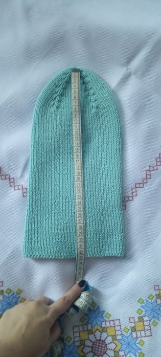 Демісезонна шапка+ мітенки з напівмериносу