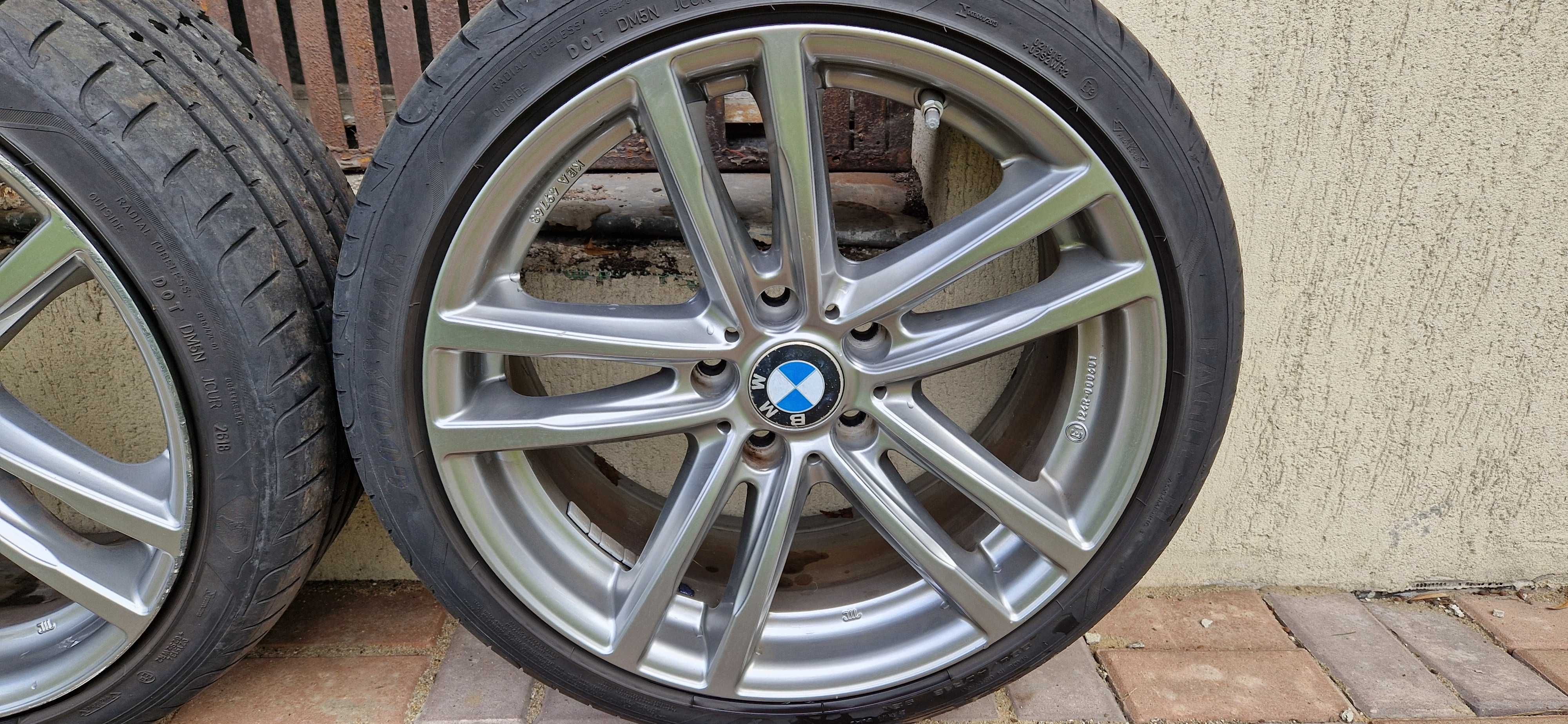 Felgi BMW 18 Rial X10 Metal Grey ET 34 5x120 + opony letnie Good Year