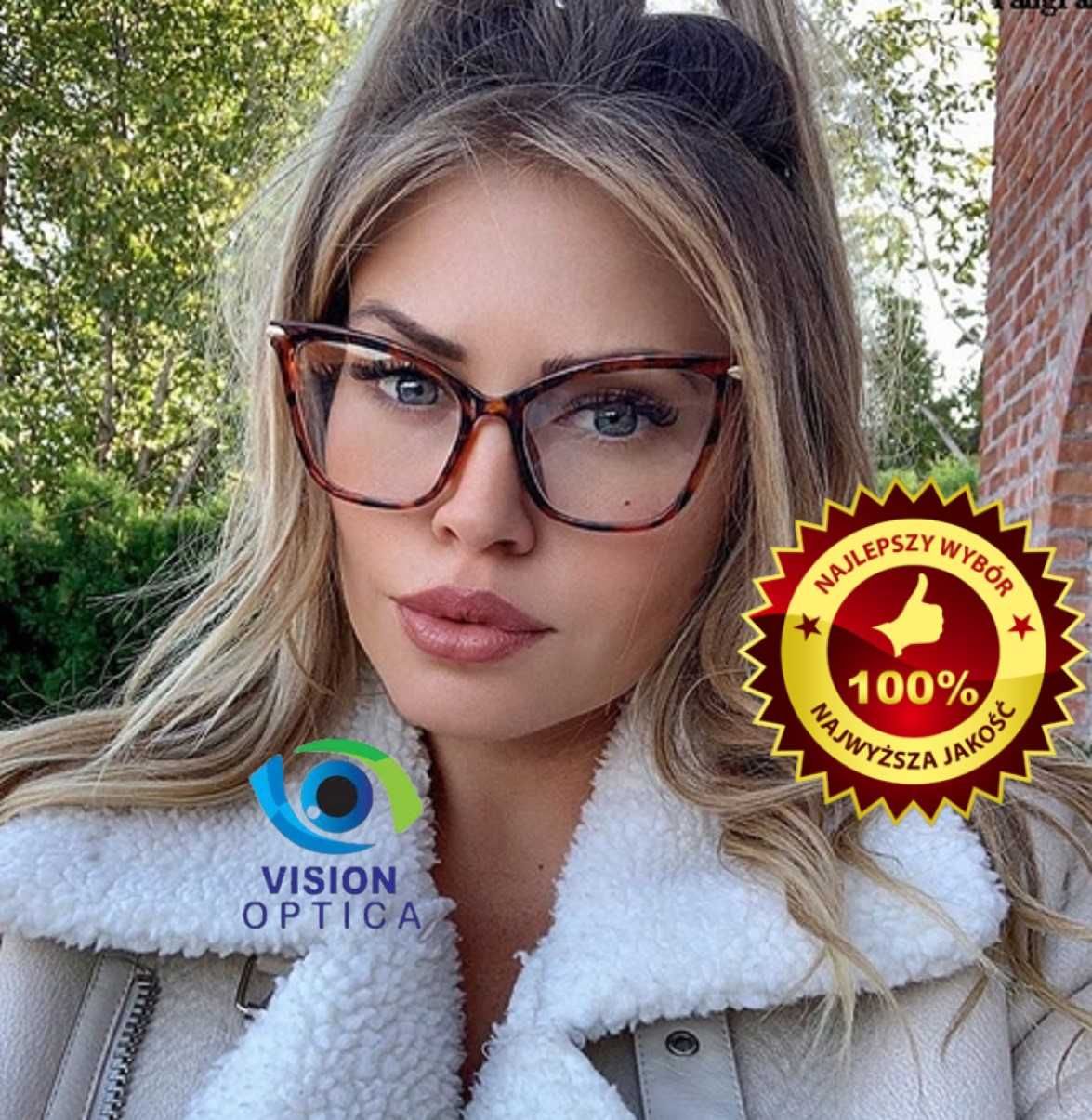 Nowe okulary do czytania, korekcyjne + plusy. Markowe eleganckie