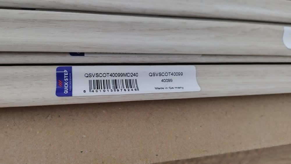 Listwy przypodłogowe quickstep - dąb polarny 17x17x2400