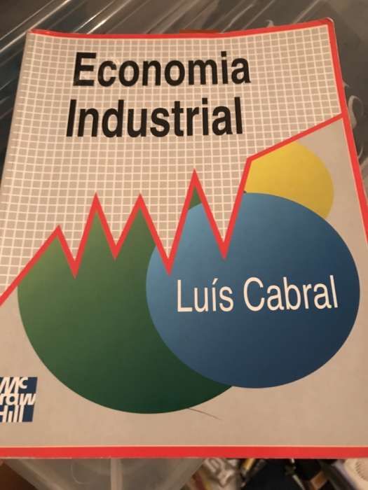 Livro Economia Industrial de Luis Cabral