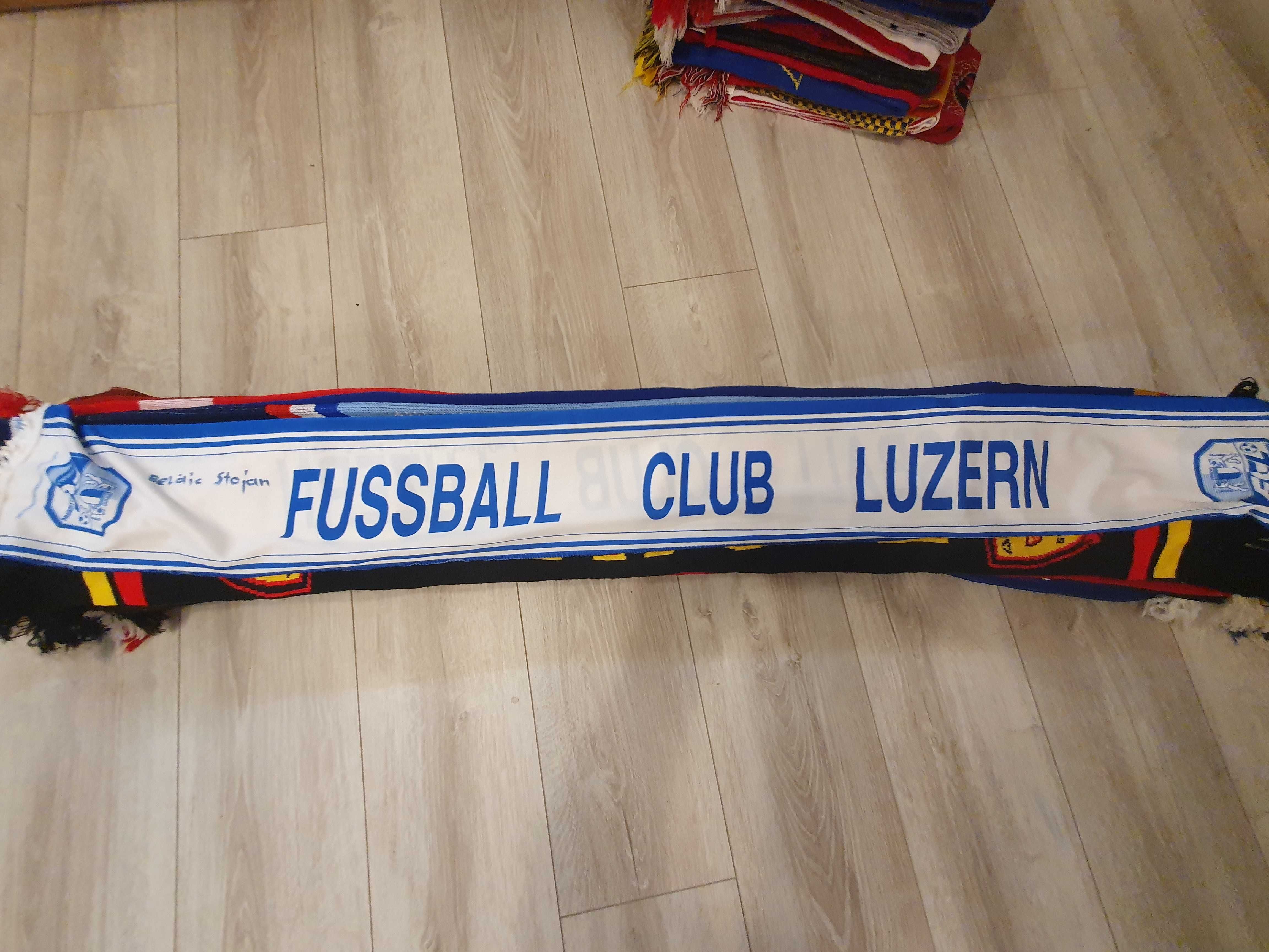 Szalik szaliki piłkarskie Fussball Club Luzern kolekcjonerski