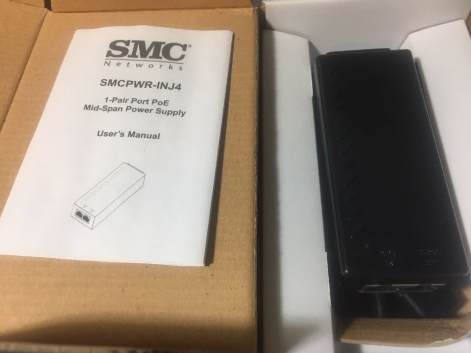 SMC – Smcpwr-INJ4 Power over Ethernet Injector - NOVO
