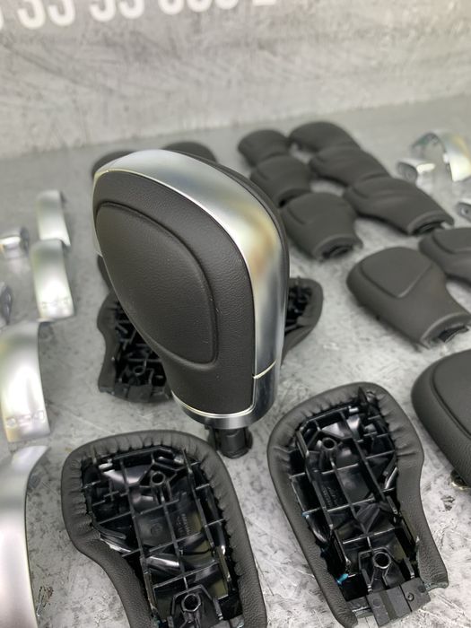 Накладки ручка акпп Фольцваген ДСГ Айсін Шкіра нікель