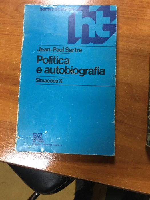 Livro "Politica e autobiografia - Situações X" de Jean Paul Sartre