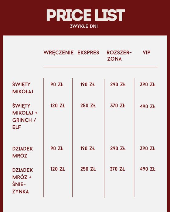 ŚWIĘTY MIKOŁAJ / СВЯТИЙ МИКОЛАЙ / Mikołajki,wizyty firmowe,przedszkola