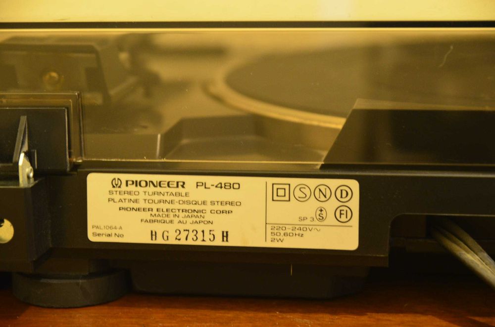 Gira Discos Pioneer PL- 480