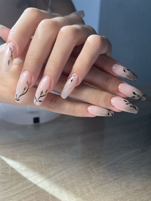 Маникюр наращивание Победа Днепр