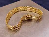 Złota bransoletka z 14-to karatowego złota 585