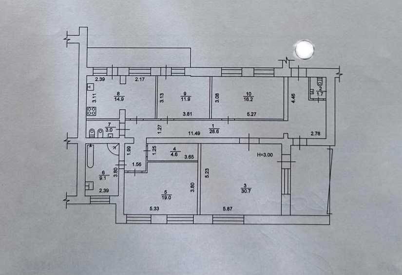 Продам  5-кімн.кв.,вул.Поліська 3, Рембаза