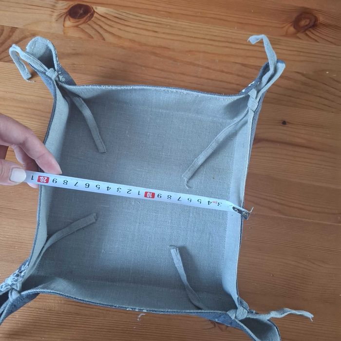 Zestaw Świąteczny! Bieżnik 150x63cm + Chlebak / Kosz 20x20cm Handmade