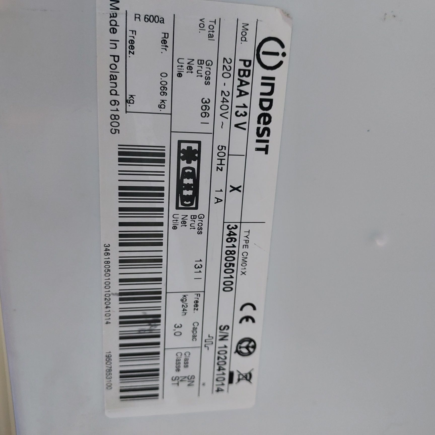 Półka do lodówki INDESIT