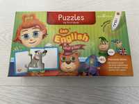 Leo english Puzzle do nauki angielskiego 3-5 lat