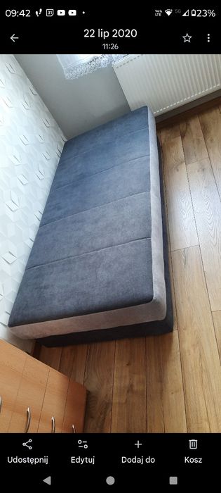 Tapczan jednoosobowy