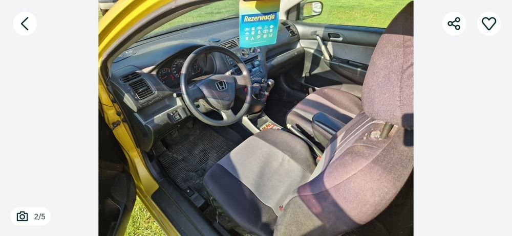 Honda Civic  1.4 OKAZJA zarej