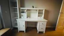 Biurko Ikea Hemnes z nadstawką
