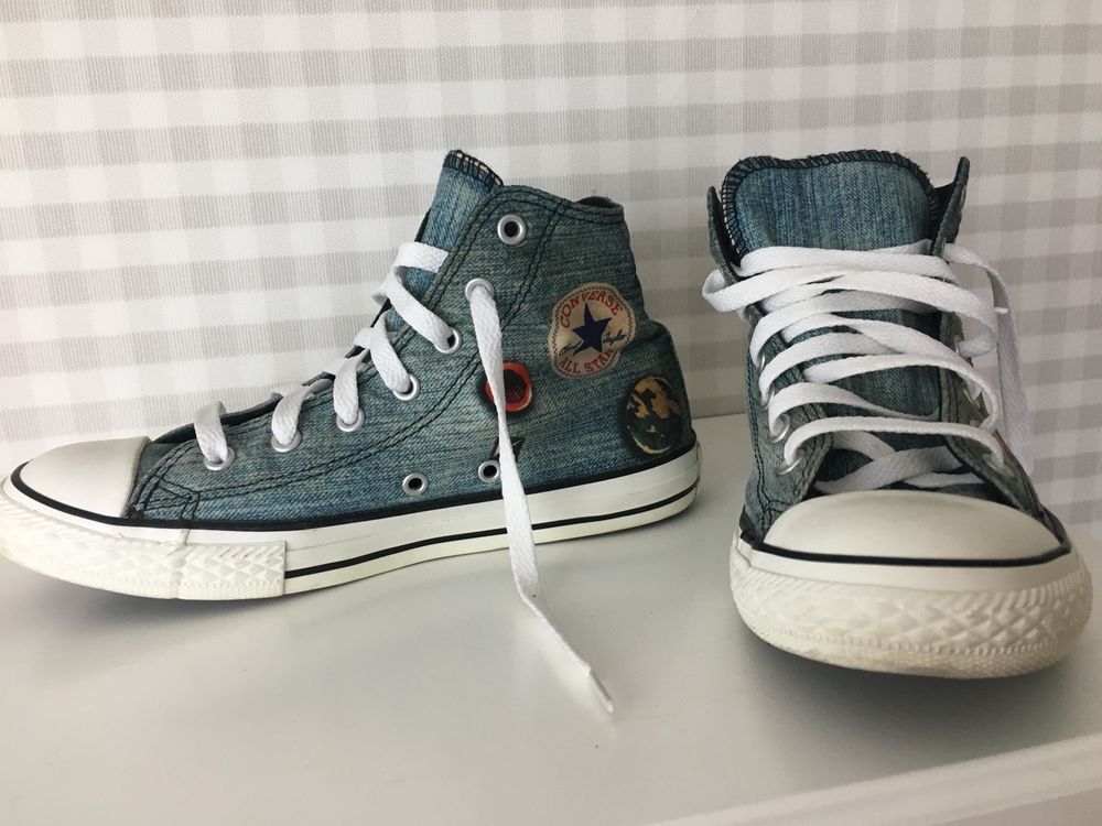 Buty converse rockowe za kostkę