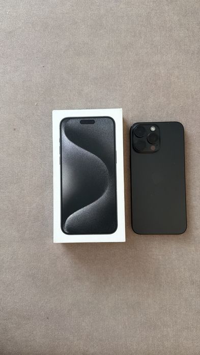 iPhone 15 pro max 256 gb titanium black