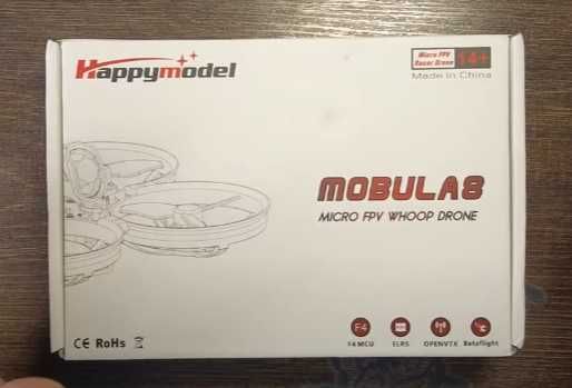 FPV дрон Happymodel Mobula8 elrs 2.4GHz