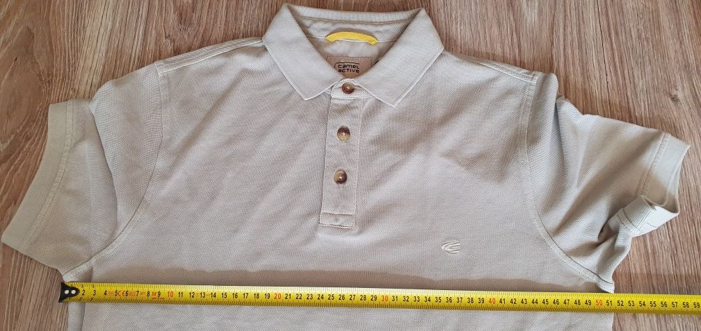 Nowa koszulka polo Camel Activ rozmiar M wymiary na zdjęciach