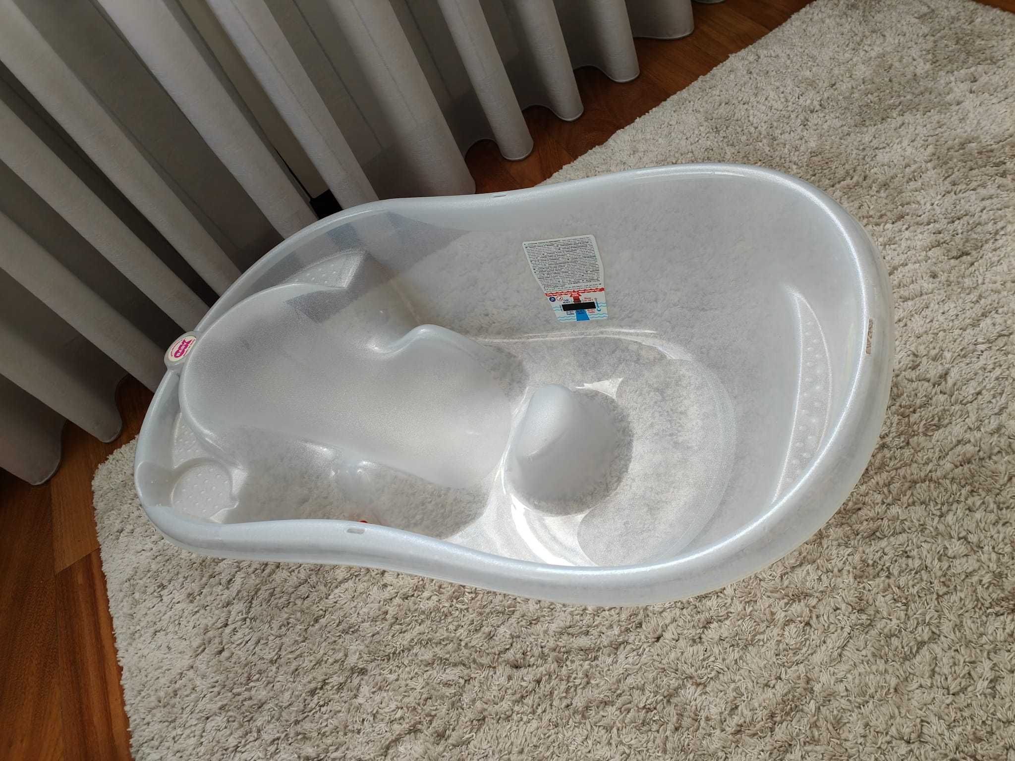Banheira para bebê com controle de temperatura