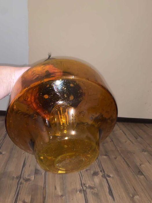 Żyrandol lampa PRL Lata 60 Twórczość Gliwice Vintage Retro